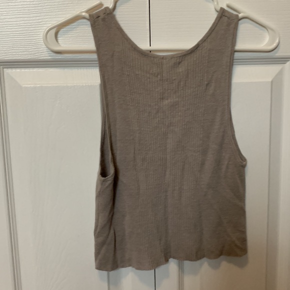 TNA sweater tank top, tan coloured - Picture 2 of 2